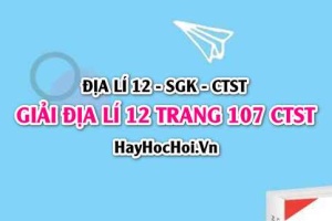 Giải Địa lí 12 trang 107 Chân trời sáng tạo SGK